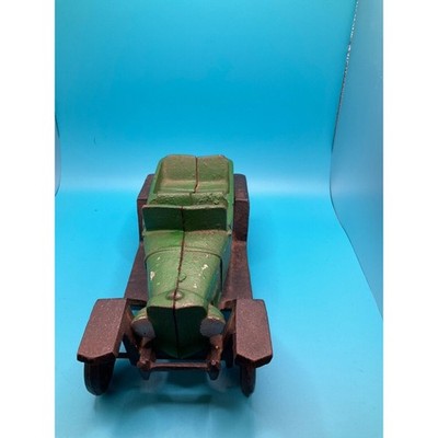 Vintage Cast Iron Toy Car Mid 20th Century Design, Made in Taiwan Open Top RETRO