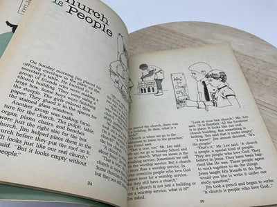 Lad 1 For First-Graders James D. Williams Brotherhood Green PB USA 1987 Kids