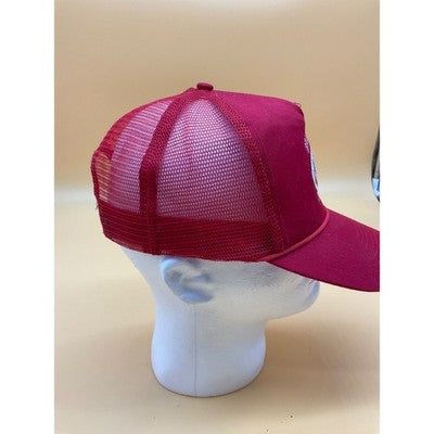 Ruby Tiger Vintage Baseball Trucker Hat Cap Red Adjustable