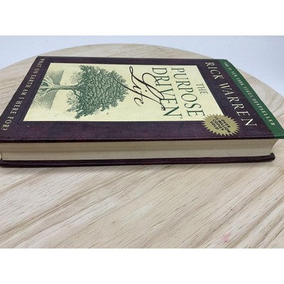 Vintage The Purpose Driven Life Rick Warren Hardcover Christian Living Book