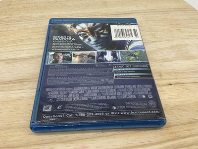 Avatar Blu-ray + DVD 2-Disc Combo Pack James Cameron Movie PG-13 With Case
