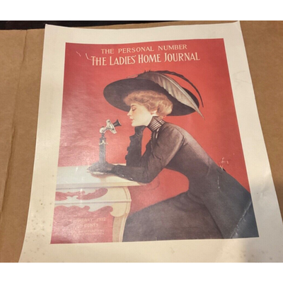 VTG Aspelin Art Gallery "The Ladies Home Journal"  4 Collectible Art Print Decor