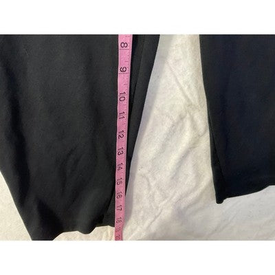 Under Armour Capri Pants UNISEX MED Black Elastic Waist Pockets Athletic Pant