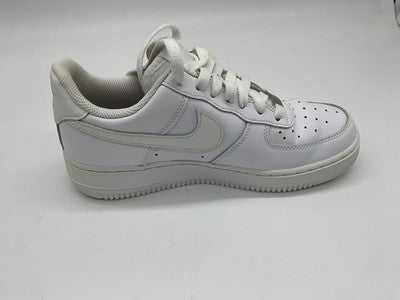 Nike Air Force 1 Shoes Womens Size 7.5 White Leather Low Top Sneakers DD8959-100