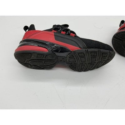 Puma Shoes Boys Size 11C Black Red SoftFoam+ Running Training Athletic 376358-01