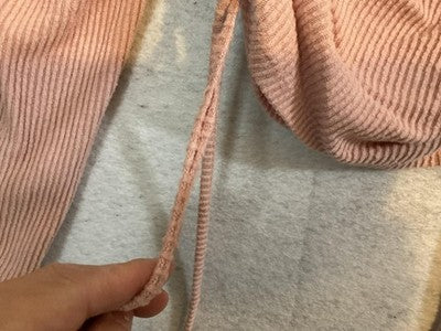 Love Tree Shirt Womens Medium Pink Ribbed Scoop Neck Long Sleeve Ruched Crop Top
