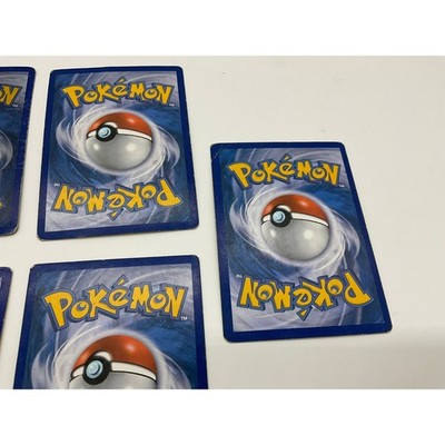 Pokemon Water Type Card Lot 7pc Squirtle Lombre Reverse Holo Blue TCG Bundle