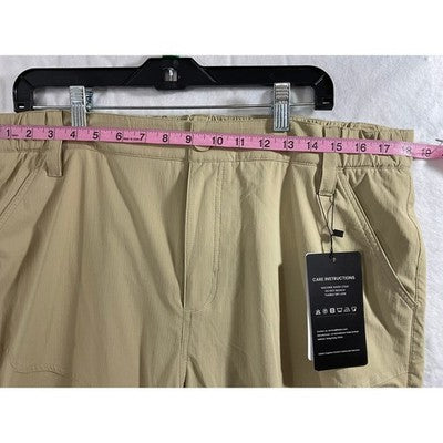 Fioboc Performance Pants Mens 2XL Khaki New Tactical Hiking Outdoor Trousers