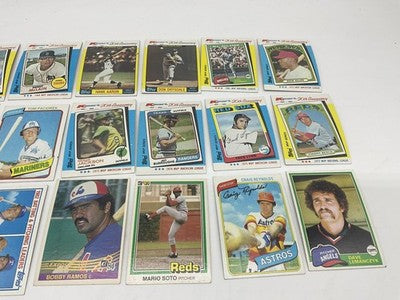 Topps Baseball Card Lot 16x 1982 Kmart MVP Hank Aaron Reggie Jackson Bench