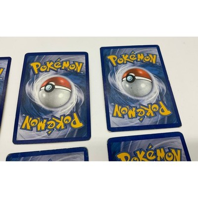 Pokemon Water Card Lot 6pc Blue Octillery Seaking Vanillite Carvanha TCG Bundle