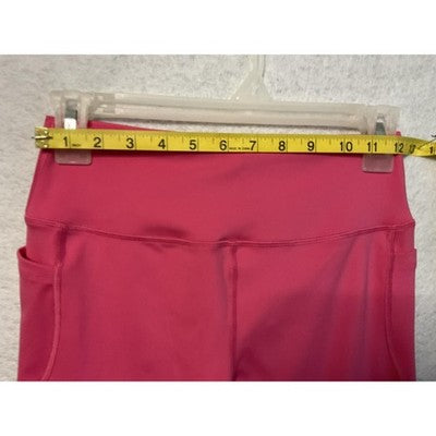 AENLLEY Leggings Womens XL Pink High Rise Yoga Pants Pockets Stretch Activewear