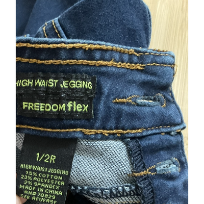 Rue21 Jeans Womens 1/2R High Waist Jegging Freedom Flex Skinny Stretch Denim Pan