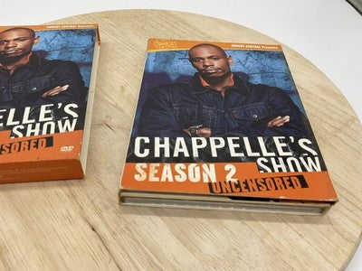 Chappelle's Show Season 2 Uncensored DVD Dave Chappelle Comedy 3-Disc Set NR