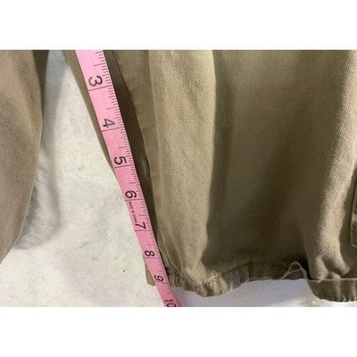 Wrangler Cargo Shorts Mens 36 Khaki Tan Cotton Twill Relaxed Fit Workwear