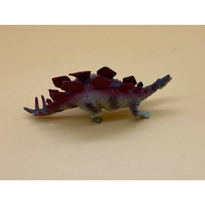 Lot of 5 Pre-Owned Dinosaur Figures, Includes Stegosaurus & Dimetrodon Education