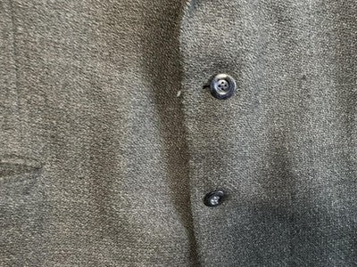 VTG Munsingwear Sport Coat Mens 46R Gray Lambswool Tweed Blazer Classic Business