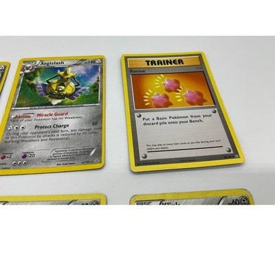 Pokemon TCG Card Lot 6pc Excadrill Aegislash Fraxure Bronzor Klink Revive Steel