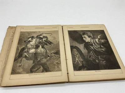 Chatterbox 1877 Children's Book Illustrated Hardcover E. Worthington Vintage