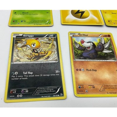 Pokemon Trading Cards Lot Vintage Blue Pokeball Back Standard Size Good