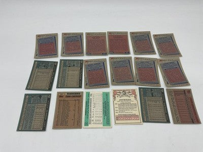 Topps Baseball Card Lot 16x 1982 Kmart MVP Hank Aaron Reggie Jackson Bench