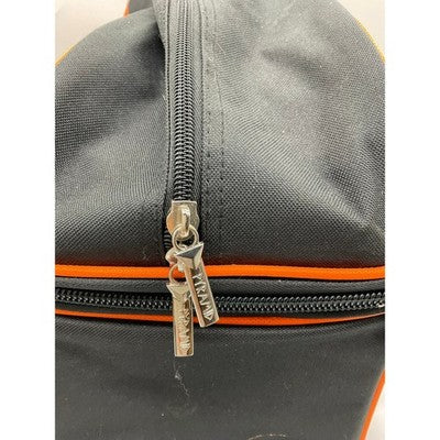 Pyramid Bowling Ball Bag Unisex OS Black Orange Rolling 2 Ball Tote Carrier