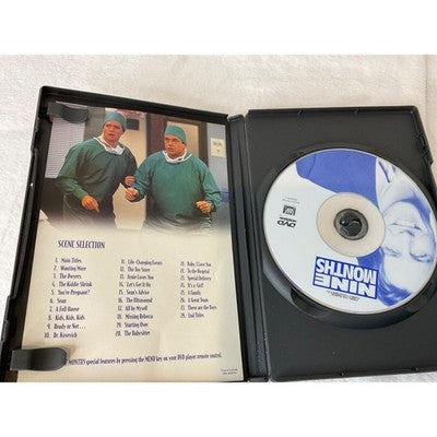 'Nine Months' DVD, Hugh Grant - Heartwarming Comedy - PG-13 - Good Cond