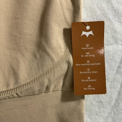 Lover-Beauty Shaper Bodysuit Womens XL Beige One Piece Slimming Shapewear