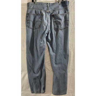 VTG Levi's 560 Jeans Men 34x29 Blue Light Wash Relaxed Fit Tapered Denim 5Pocket