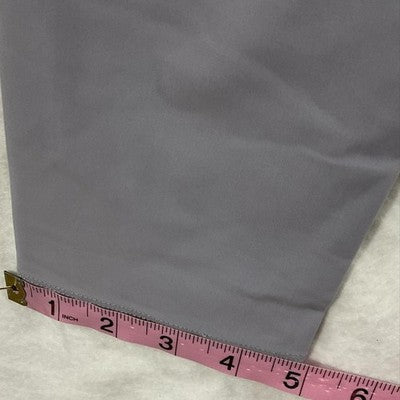 Leggings Womens M Gray Pink Colorblock Ankle Stretch Yoga Activewear Pants