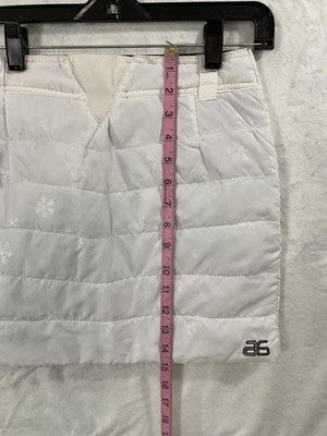 Arctix Skirt Womens Medium White Quilted Insulated Snow Ski Short Microfiber