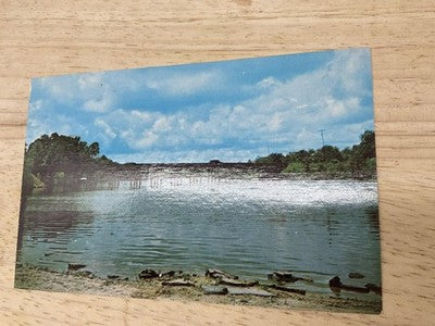 Vintage Old Bridge Jacksonville North Carolina Postcard Helen M. Tatum 5.5x3.5