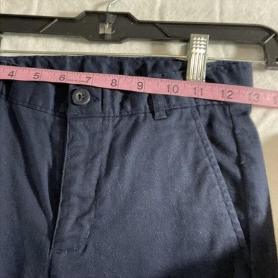 Nautica School Uniform Pants Boys 10 Blue Twill Adjustable Waist Stretch Cotton