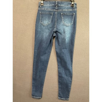 Distressed Skinny Jeans Size 3 Ripped Distressed Stretch Denim Retro