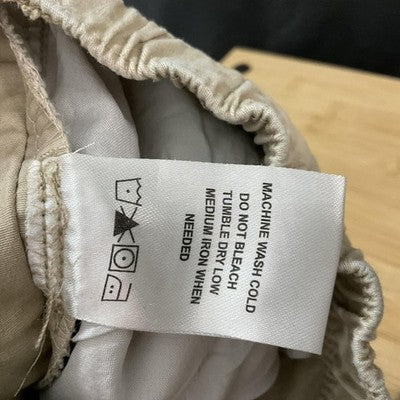 Perry Ellis Pants Unisex Kids 10-12 Beige School Uniform Jogger Twill Stretch