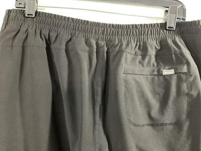 Eddie Bauer Pants Womens 12 Black Fleece Lined Jogger Zipper Pockets Cuffed