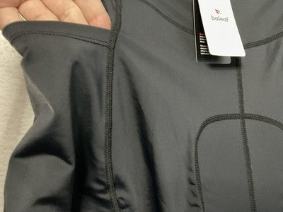 Baleaf Shorts Mens Small Black Padded Cycling Bike Pocket UPF 50+ Compression