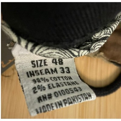 FWRD Denim Cargo Pants Men 48x33 Camo Black Paint Splatter Distressed Streetwear