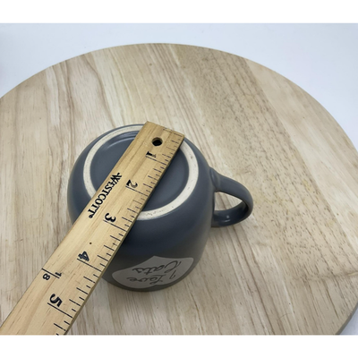 Market Finds I Love Cats Mug Ceramic Gray Heart Microwave Dishwasher Safe Cup