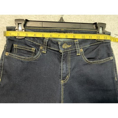Michael Kors Jeans Womens 4 Dark Wash Skinny Stretch Denim Five Pocket MK Logo