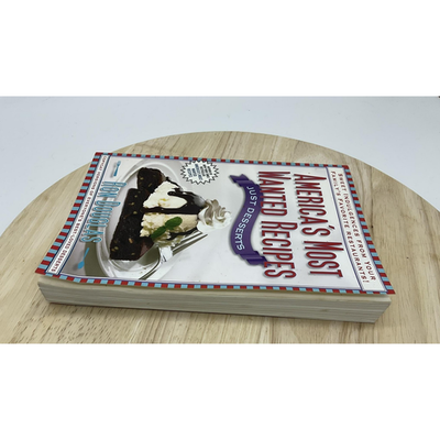 America's Most Wanted Recipes: Just Desserts Ron Douglas Cookbook Paperback