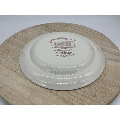 Vintage Roosevelt Little White House Warm Springs GA Staffordshire Plate England