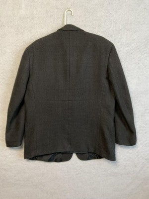 VTG Munsingwear Sport Coat Mens 46R Gray Lambswool Tweed Blazer Classic Business