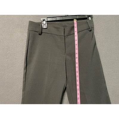 Women's Size 7/8 Black Career Pants Cropped Stretch Polyester Spandex