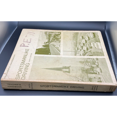 1970 Sportsmanlike Driving Teacher's Guide AAA McGraw Hill 6th Edition