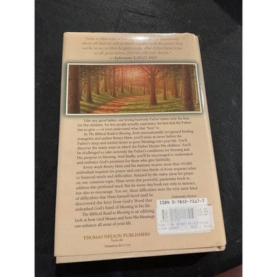 The Biblical Road to Blessing Benny Hinn 1997 Hardcover Christian Faith