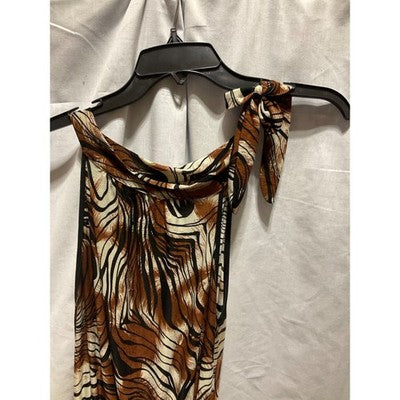 Women's Med Romper, Sleeveless, Multicolor, Elastic Waist, Jeggings Look