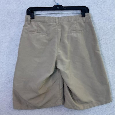Chaps Shorts Boys 18 Beige Chino Flat Front Adjustable Waist School Uniform