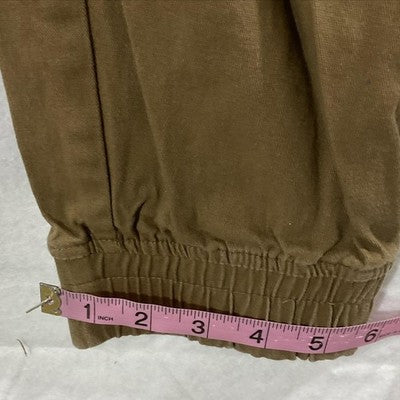 Rocawear Jogger Pants Mens XL Beige Elastic Waist Cuffed Stretch Drawstring