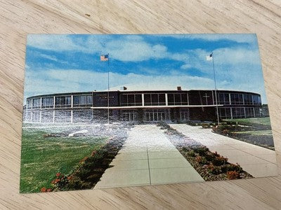 Vintage Cathedral Of Tomorrow Cuyahoga Falls Ohio Tichnor Postcard 5.5x3.5 In
