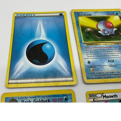 Pokemon Trading Card Lot Kids Unisex OS Multi Dark Golduck Pidgeot Meowth TCG